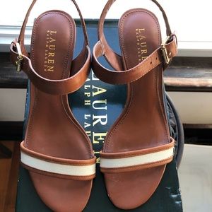 Lauren Ralph Lauren sandals kitten heel